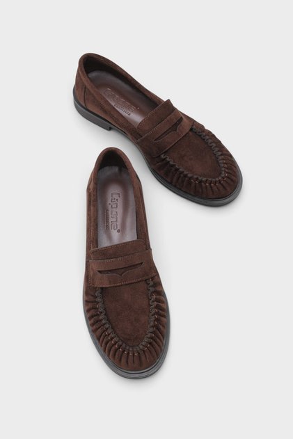 Meggan Gathered College Loafer Women's Shoes