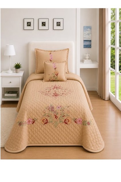 طقم لحاف مضغوط مزهر، مقاس توأم، 160 × 210 سم، طقم سرير قابل للعكس، 4 قطع، متعدد الألوان