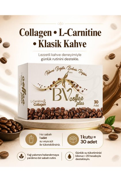 Bv Coffee Plus Kahveni Değiştir, Bedenin Değişsin. Kahve, Collagen Belgin Vural