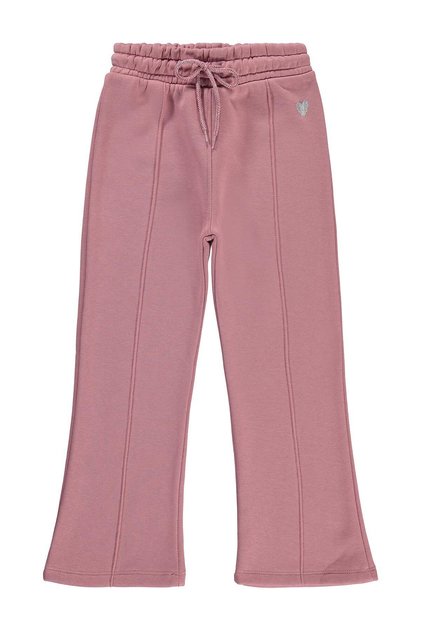 Heart Embroidered Sweatpants for 10-13 Years Old - Pink
