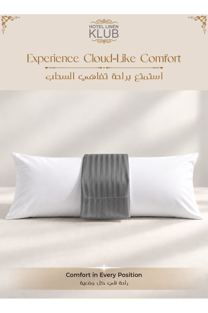 Ultra Soft Body Pillow with Pillowcase- Long Side Sleeper Pillow For Use During Pregnancy