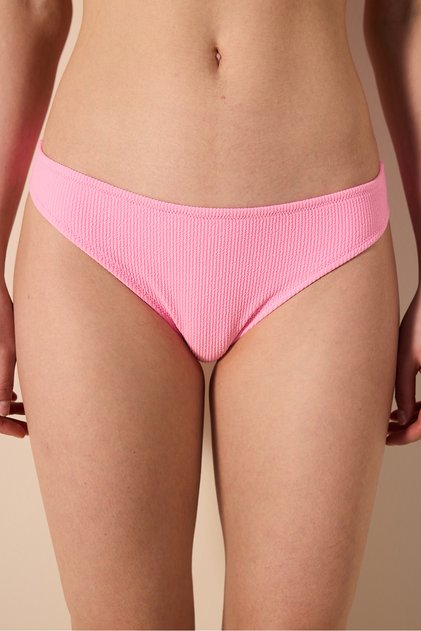 Ruth Slip Dokulu Açık Pembe Bikini Altı