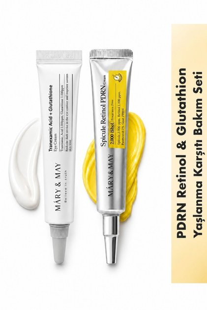 Mary&May Pdrn Retinol & Glutathione Set - Anti-Aging Care Set