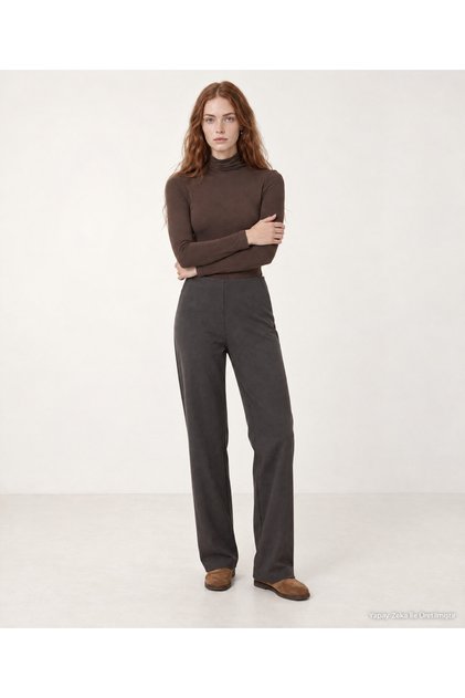Straight Normal Waist Trousers