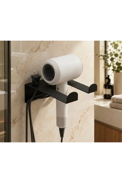Bathroom Hanger - Shower Head Holder Matte Black