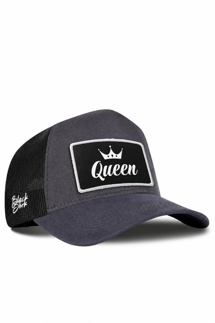 Queen Logo Anthracite-Black Trucker Hat