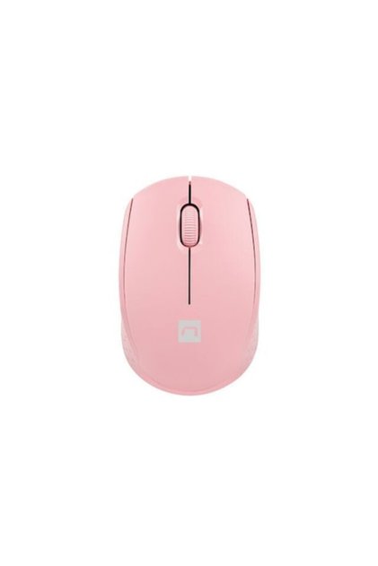 Mouse wireless, senzor optic, 1600 DPI, roz
