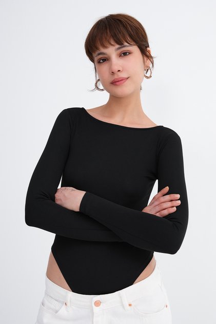 Crew Neck Bodysuit Z2845