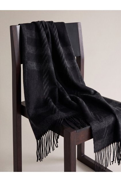 Timeless Clothing & Timeless Choices Checkered Embroidered Men's Scarf