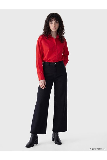 Quality Pieces from Çelebi Store Petite Wide Leg Jeans