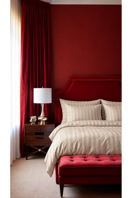 Premium Cappuccino Color Double Cotton Satin Duvet Cover Set