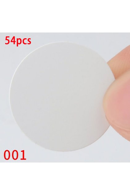 AC231-001 54Pcs/Set Wooden Furniture Self Adhesive Screw Cap Cover Hole Stickers Wood Craft Desk Cab