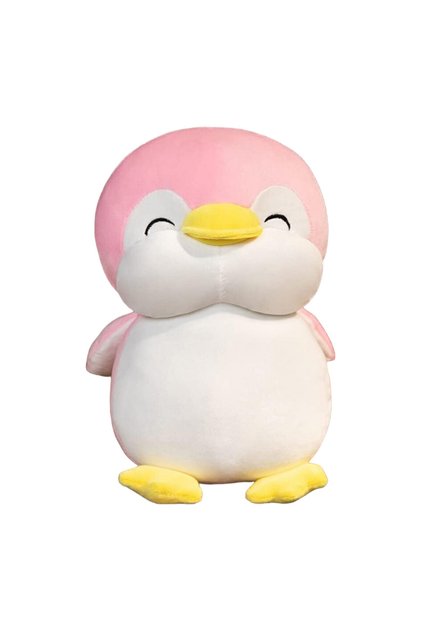 Jucărie de pluș, Pinguin Zambarel, Roz, 25 cm