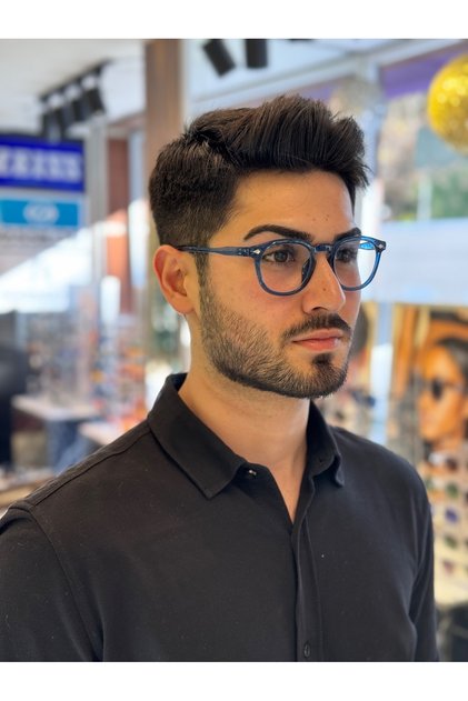 1063 C85 49 Polo Exchange Mavi Işık Koruyucu Gözlük