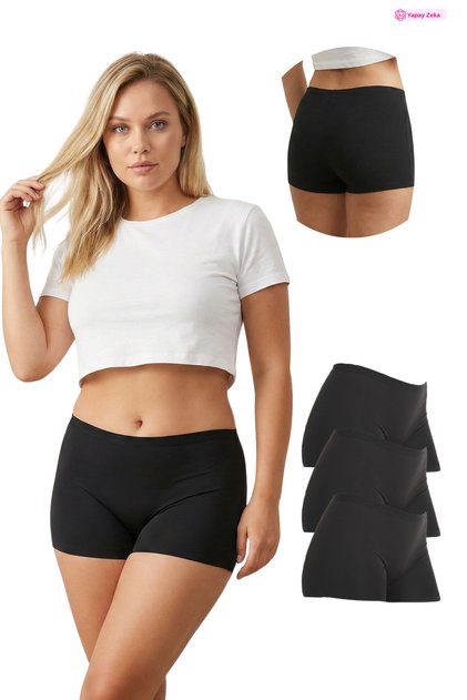 501 Basic Laser Cut Seamless Women's Boxer Briefs 3 Pack