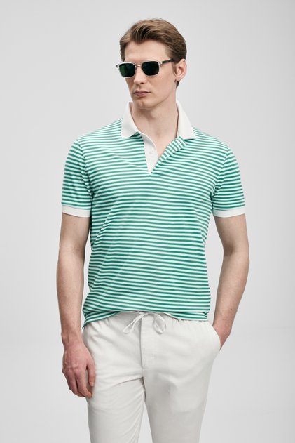 Landon Smart Men's Polo T-Shirt Green