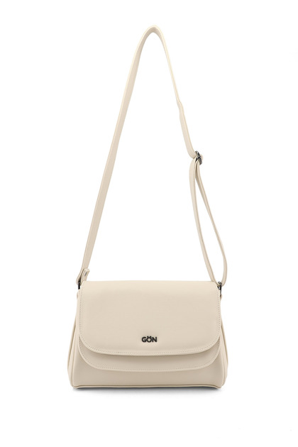 Women's Beige Long Strap Shoulder Bag