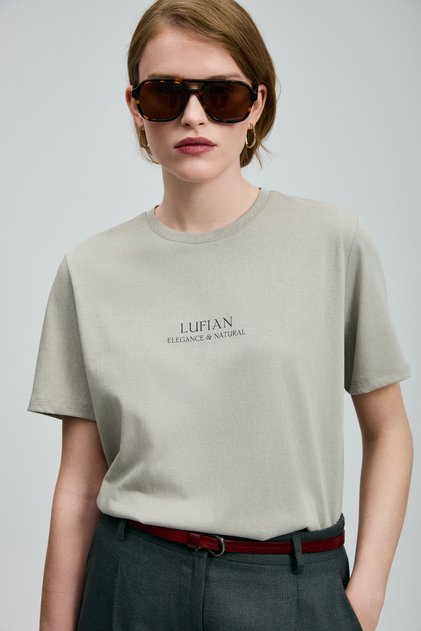 Forest Women's T-Shirt Beige