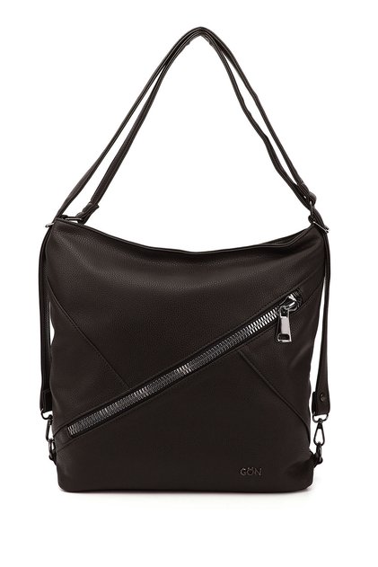 Women's Brown Long Strap Shoulder and Backpack