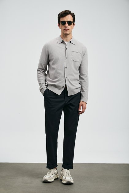 Rumi Smart Men's Chino Pants Slim Fit Black