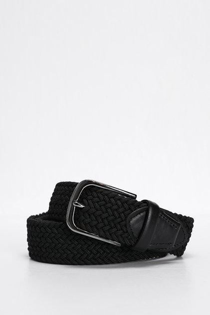 Karman Men's Knitted Belt Black