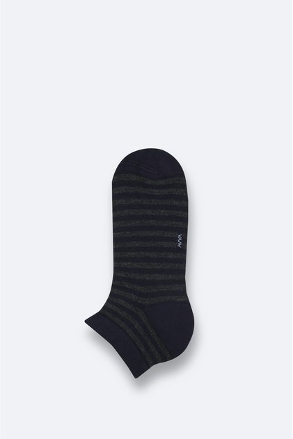 Erkek Lacivert Bambu Karışımlı Patik Çorap B008517