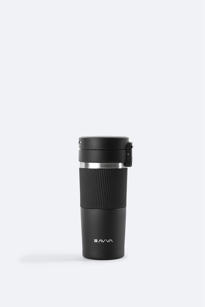 Men's Black Sport Stainless 100% Steel Thermos 400 ml B 009902