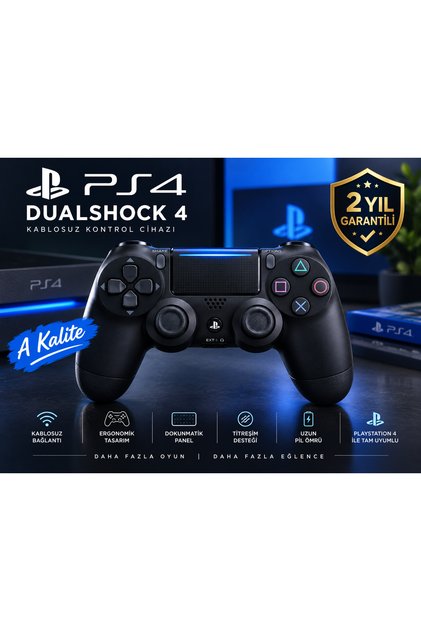 Ps4 Dualshock Uyumlu 4 (ORJİNAL SIFIR) Kablosuz Kumanda