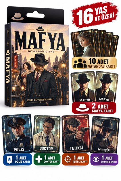 Mafia Social Bluff Fun Party Game