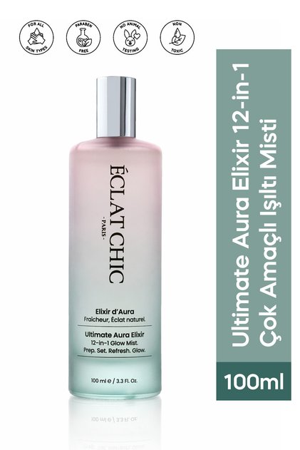 Makyaj Sabitleyici Sprey ve Nemlendirici Yüz Misti Gül Suyu Aloe Vera Glow Mist