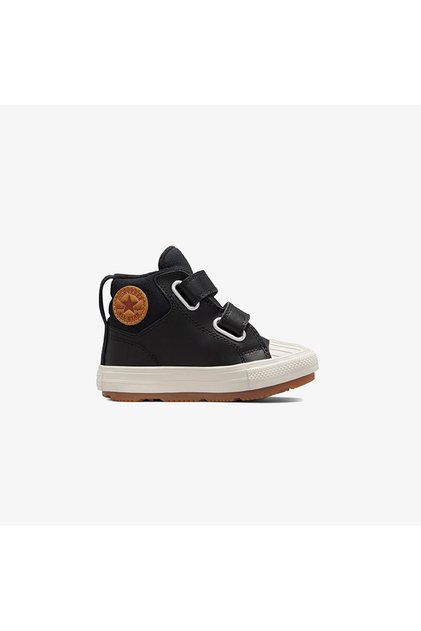 Chuck Taylor All Star Berkshire Baby Black Leather Boots