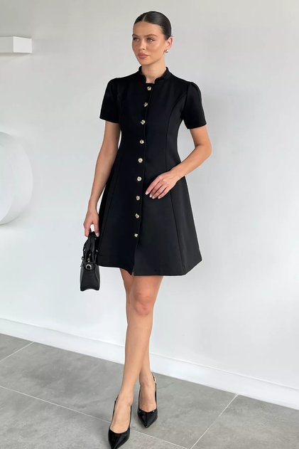 Women's Halter Buttoned Dress