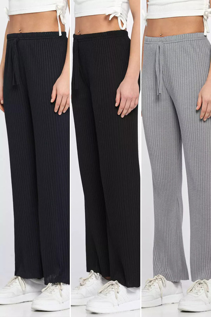 Fitiili Wide Leg 3-Piece Trousers