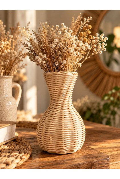 RATTAN BAMBU MİNİK VAZO
