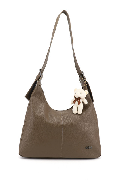 Women's Taupe Shoulder Bag