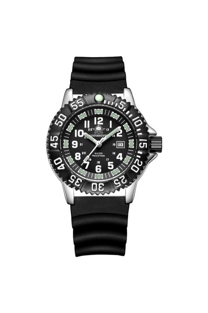 No Yin050 Silicone Addies Dive Men Fashion Casual Watch Calendar Display 50m Waterproof Tube Luminou