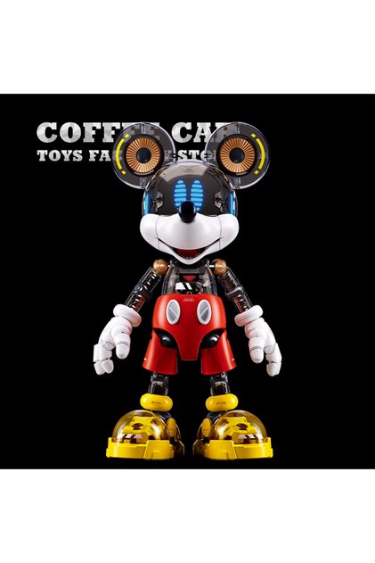 No original box 30cm Mickey Mouse Bricks 3D Model Cute Anime Building Blocks Dolls Action Figure Ass