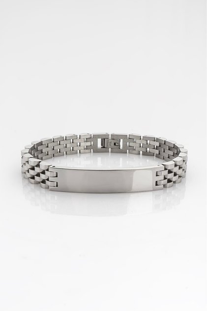 316L Cord Plate Steel Bracelet