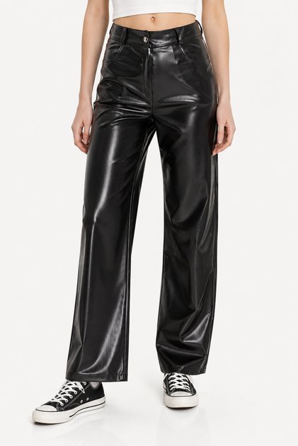 Lederhose mit hoher Taille