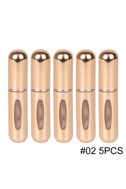 5ml 02-5 5ml Portable Refillable Spray Bottle Plastic liner Perfume Atomizer Mini Sample Bottle For