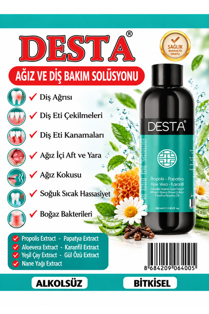 Diş Eti Çekilmesi,ağız Içi Aft,ağız Kokusu,diş Eti Kanaması Doğal Bitkisel Karışım