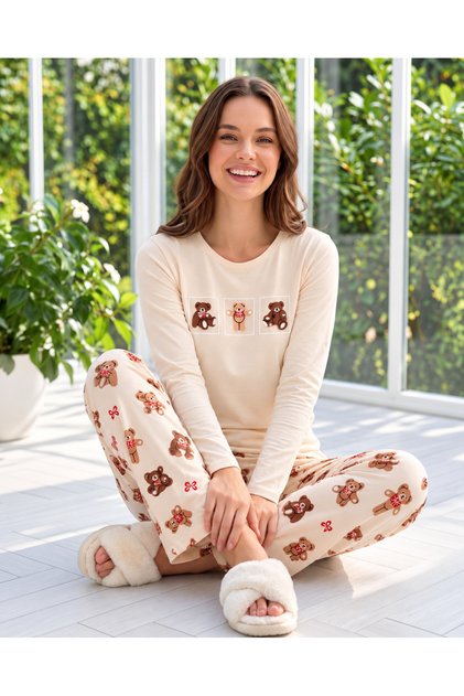 Lana Patterned Pajama Set
