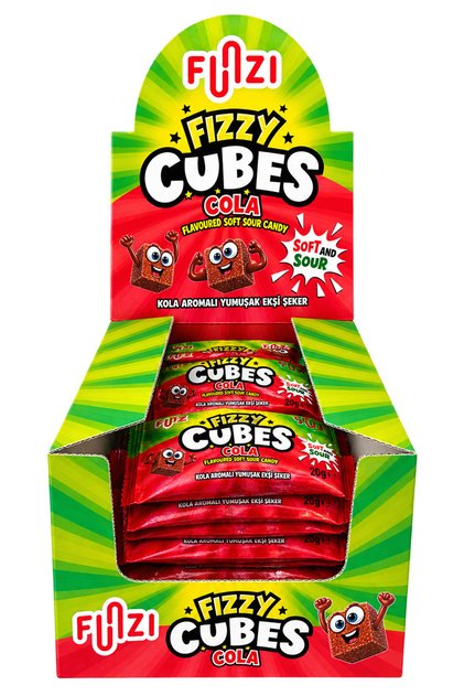Fizzy Cubes Kola 20Gr X 24 Adet