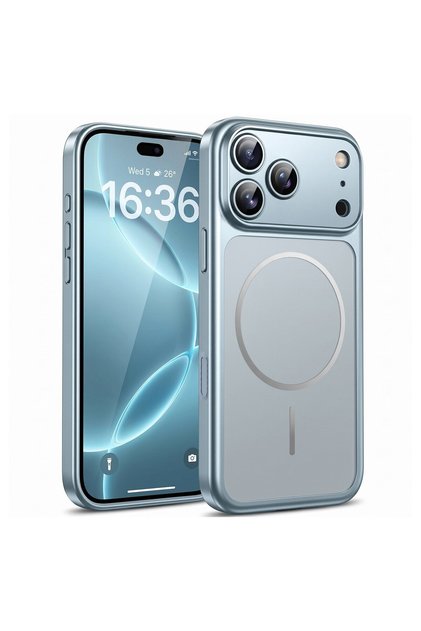 Case Compatible with Apple iPhone 17 Pro Max iPhone 18 Pro Appearance Transformation Cover Glacier Color