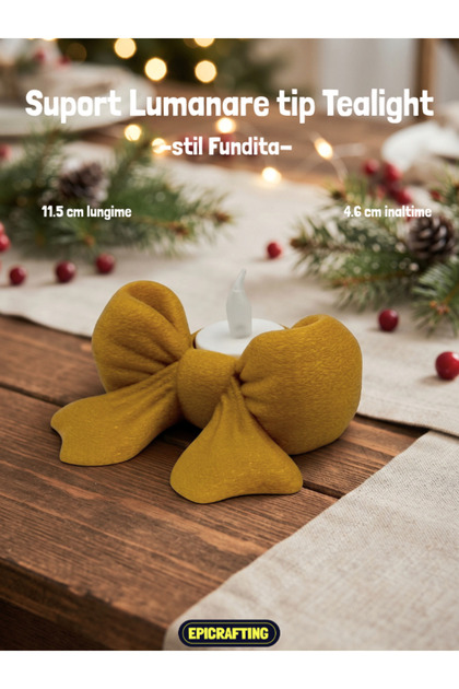 Suport pentru Lumanare tip Tealight pe baterii