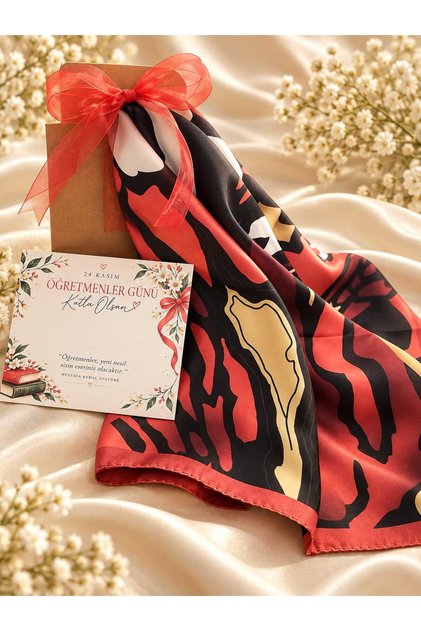 Special Gift Box for Teachers' Day with a Scarf