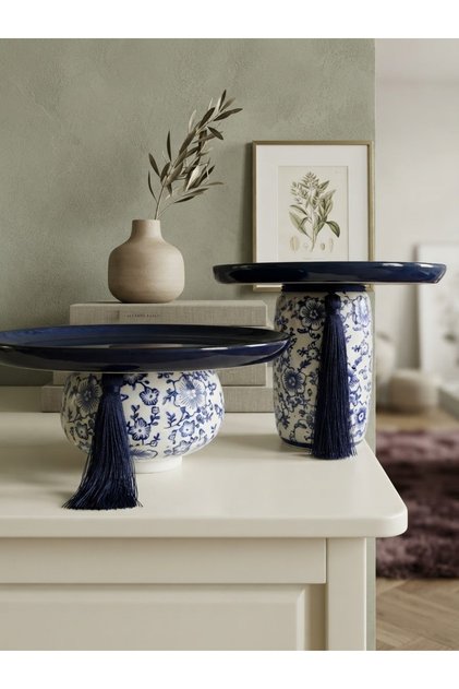 Ceramic Serving Set Navy Blue