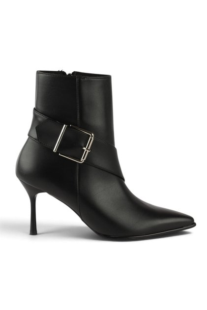 Boren Women's Heeled Boots with Buckle Detail