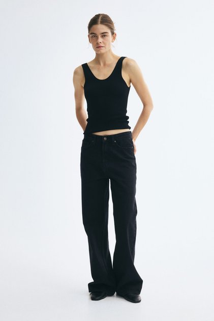 Wide High Waist Jeans