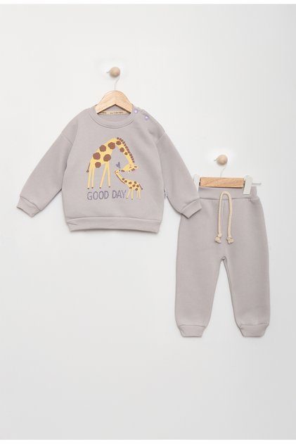 Giraffe Glitter Printed 3-Piece Set